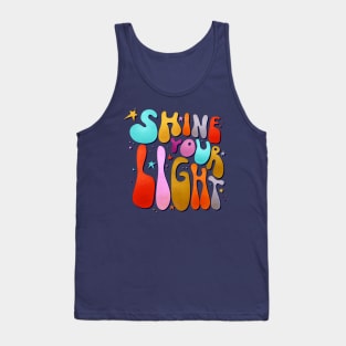 Shine Your Light - 70's style Tank Top